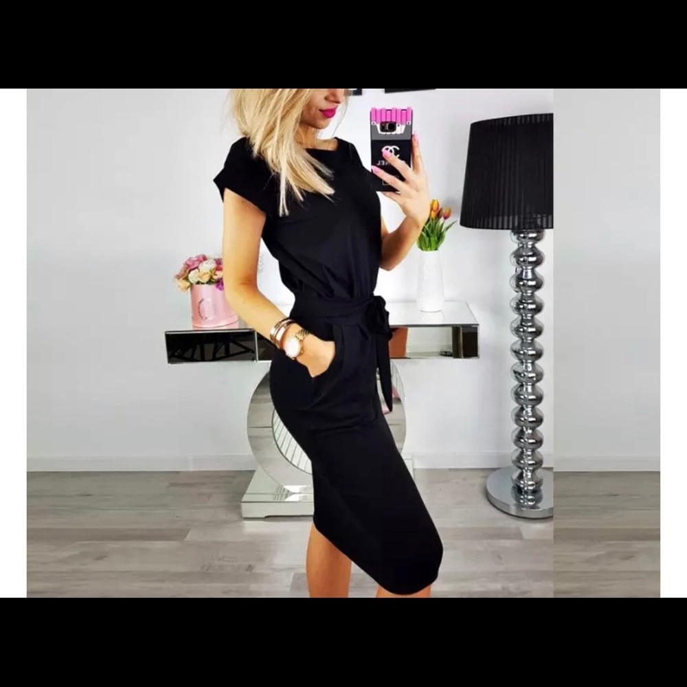 Little Black T-Shirt Dress